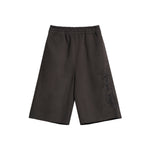 KOYOYU EMBROIDERED SWEATSHORTS - GREY