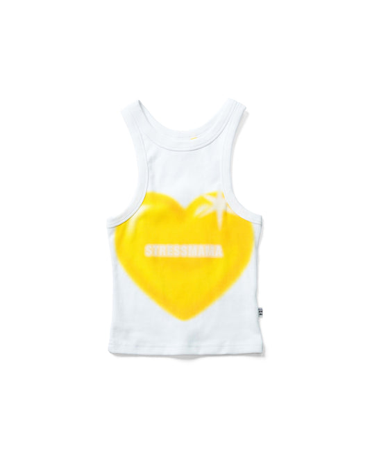 SUNLIT HEART TANKTOP - WOMEN - WHITE