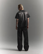 KOYOYU RAW DENIM PANTS - BLACK
