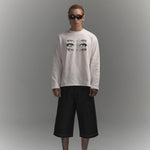 KOYOYU RAW DENIM SHORTS - BLACK