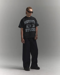 KOYOYU BULLET TEE - FADED BLACK