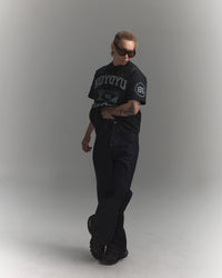 KOYOYU BULLET TEE - FADED BLACK