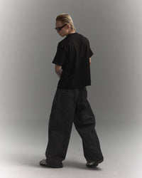 KOYOYU BALLOON JEANS - BLACK