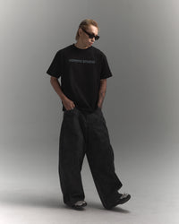 KOYOYU BALLOON JEANS - BLACK