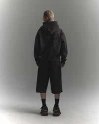 KOYOYU EMBROIDERED SWEATSHORTS - GREY
