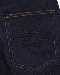 KOYOYU RAW DENIM PANTS- INDIGO