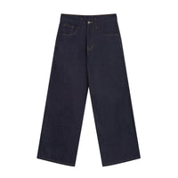 KOYOYU RAW DENIM PANTS - BLACK