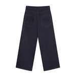KOYOYU RAW DENIM PANTS - BLACK