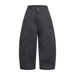 KOYOYU BALLOON JEANS - BLACK