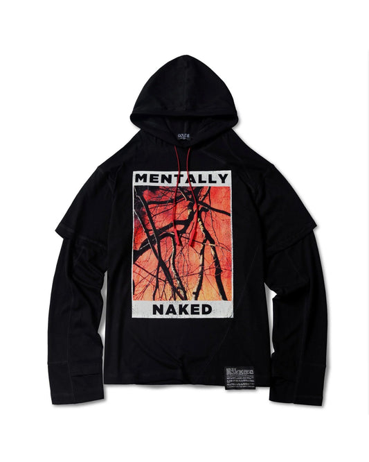 MENTALLY NAKED HOOD TSHIRT