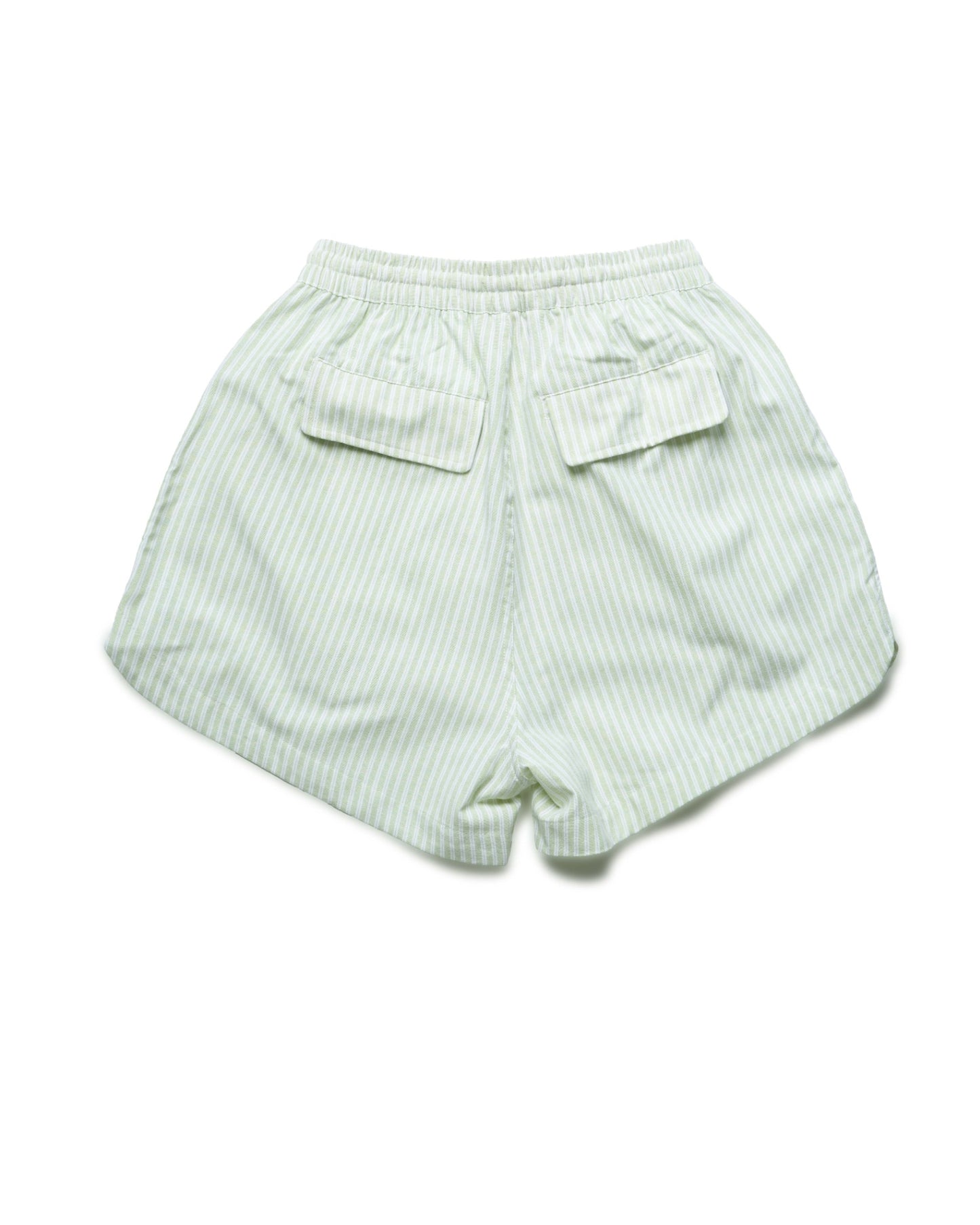 RESORT24 LEISURE SHORTS - GREEN STRIPE