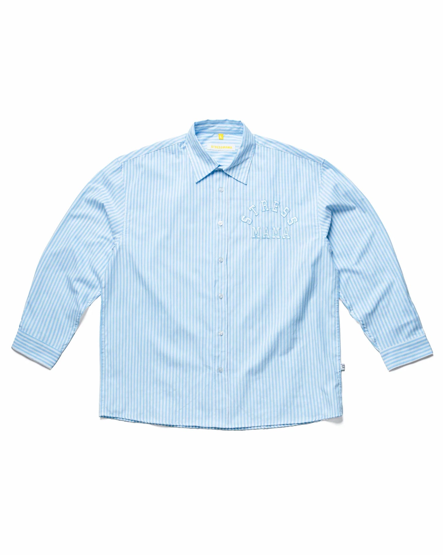 RESORT24 LEISURE LONG-SLEEVE SHIRT - BLUE STRIPE