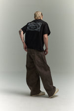 KOYOYU BALLOON JEANS - BROWN