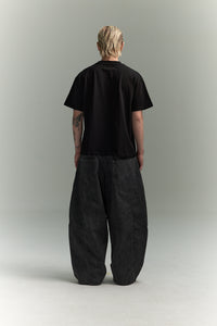 KOYOYU BALLOON JEANS - BLACK
