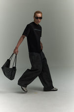 KOYOYU BALLOON JEANS - BLACK