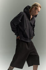 KOYOYU EMBROIDERED SWEATSHORTS - GREY