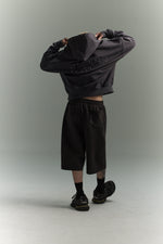 KOYOYU EMBROIDERED SWEATSHORTS - GREY