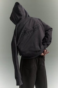 KOYOYU EMBROIDERED SWEATSHORTS - GREY