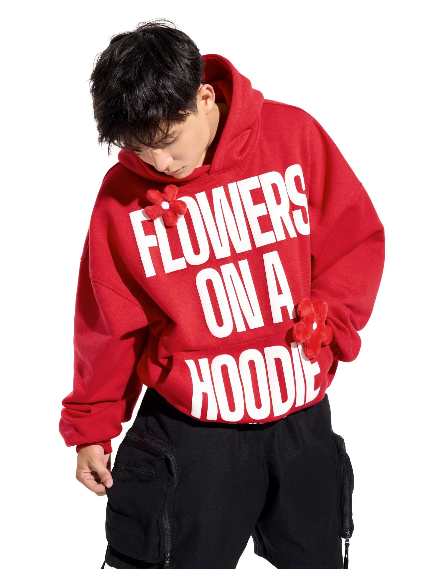 HADES FLEURS RED HOODIE