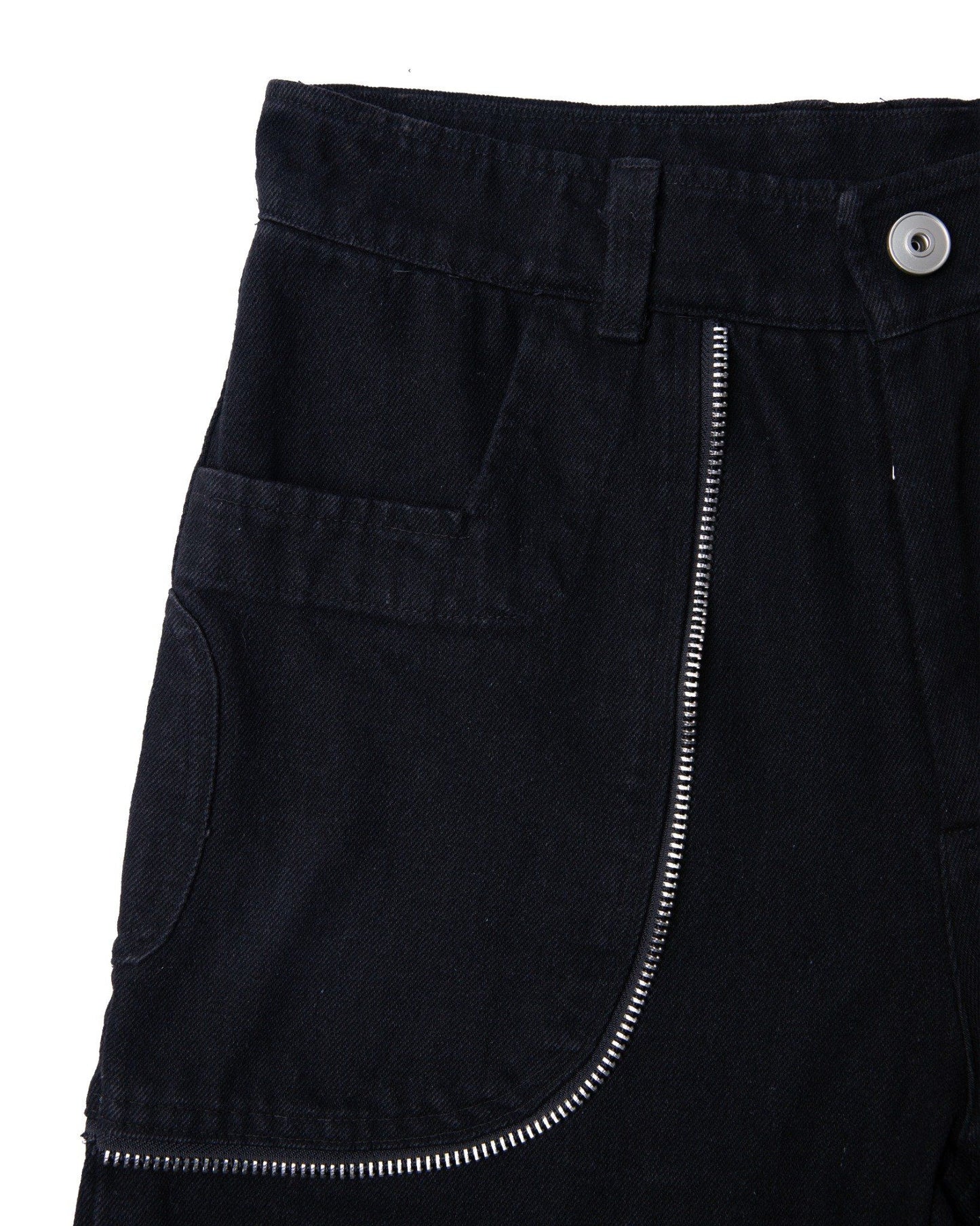 WAVE DIRT BLACK DENIM PANTS