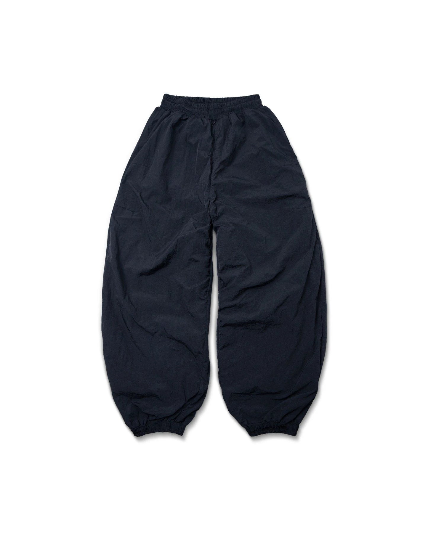 PUFFER BLACK NYLON PANTS