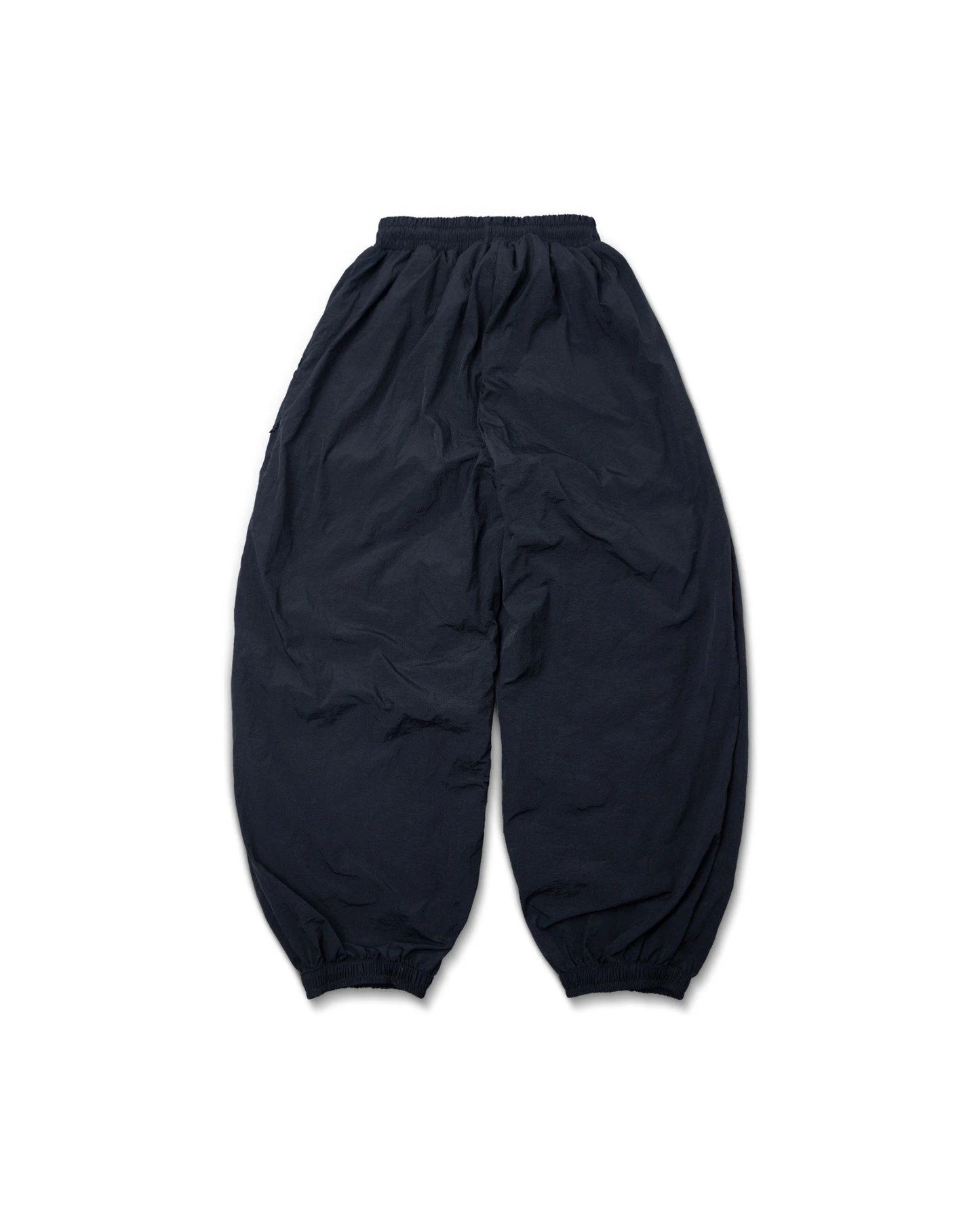 PUFFER BLACK NYLON PANTS