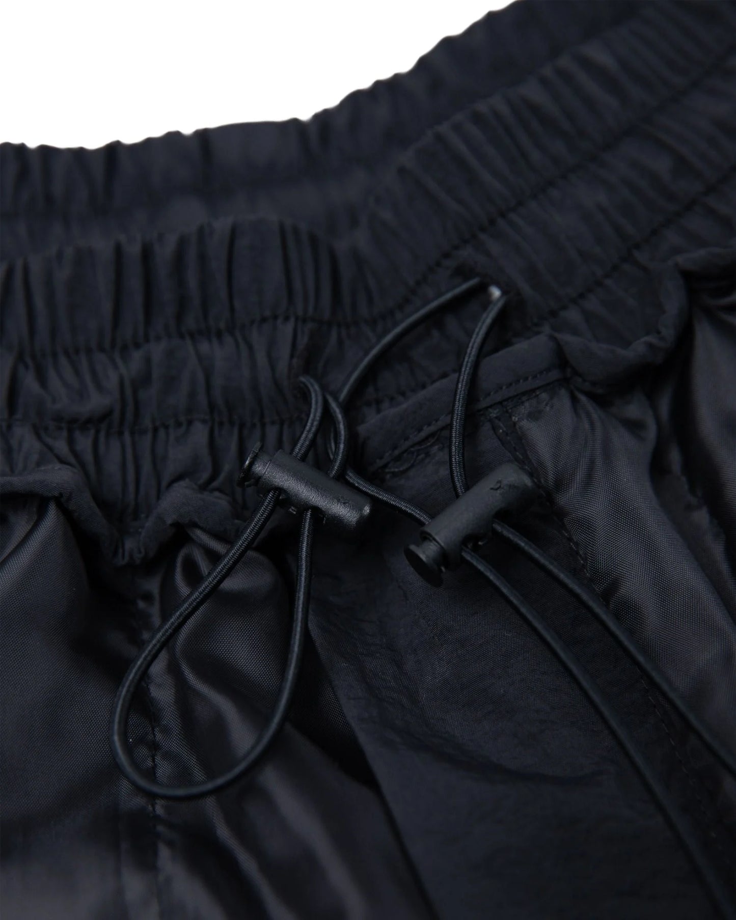 PUFFER BLACK NYLON PANTS