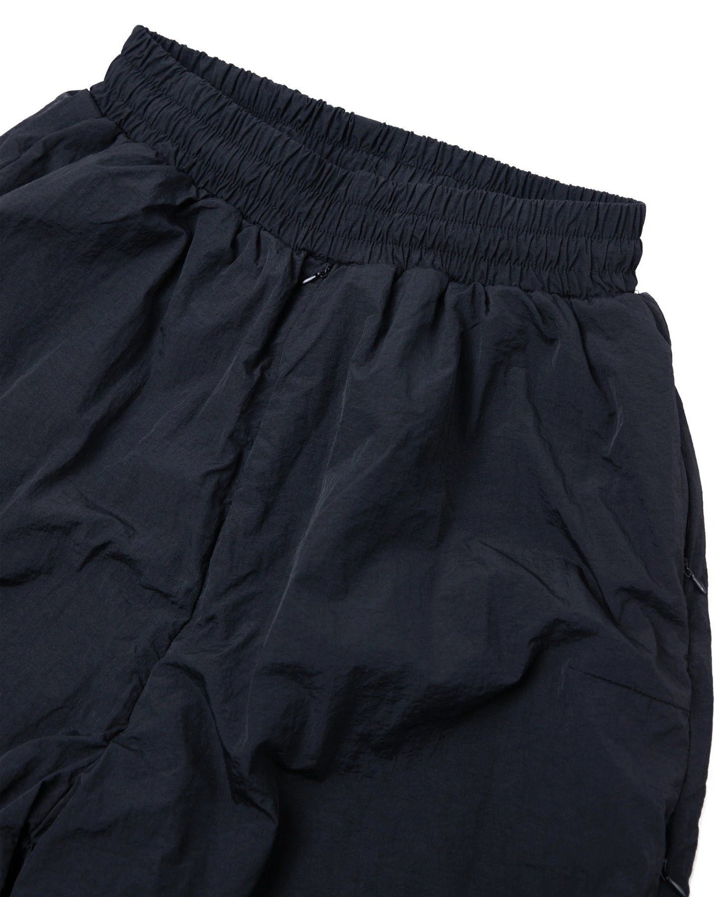 PUFFER BLACK NYLON PANTS