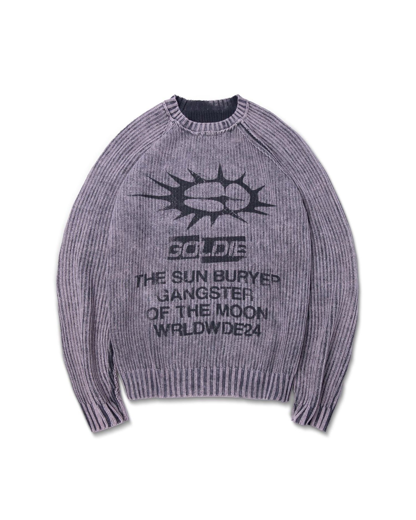 GOTM WASHED KNIT SWEATER ( REVERSIBLE )