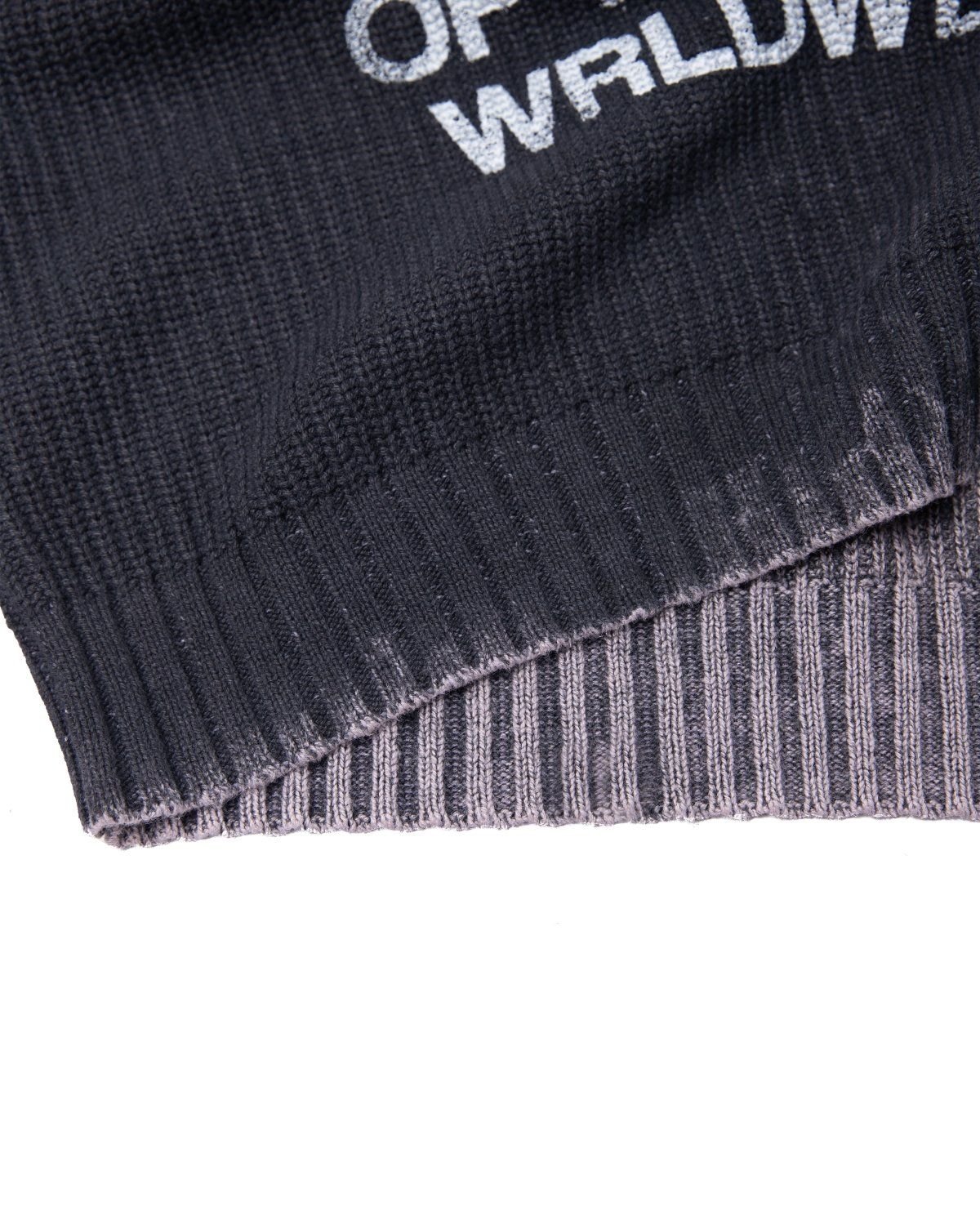 GOTM WASHED KNIT SWEATER ( REVERSIBLE )