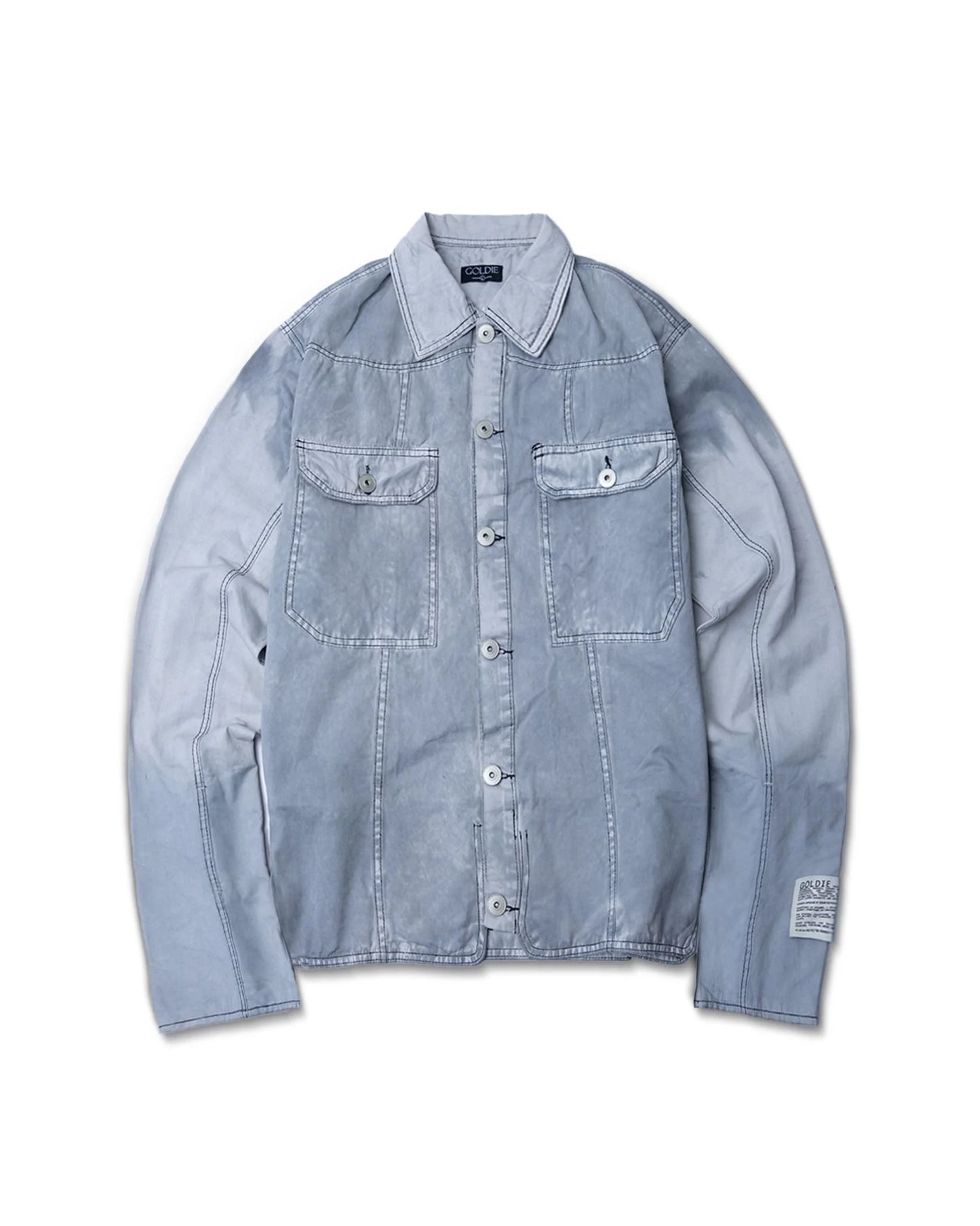 GREY DYED WASHED SHIRT