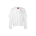 KYY X GOLDIE KNIT DISTRESSED DOUBLE LONGSLEEVE