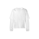 KYY X GOLDIE KNIT DISTRESSED DOUBLE LONGSLEEVE