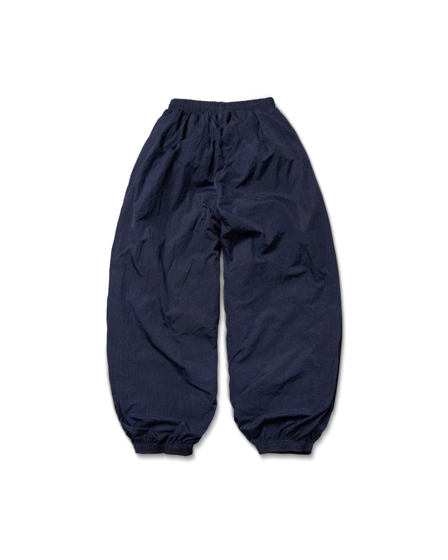 PUFFER BLUE WASHED NYLON PANTS