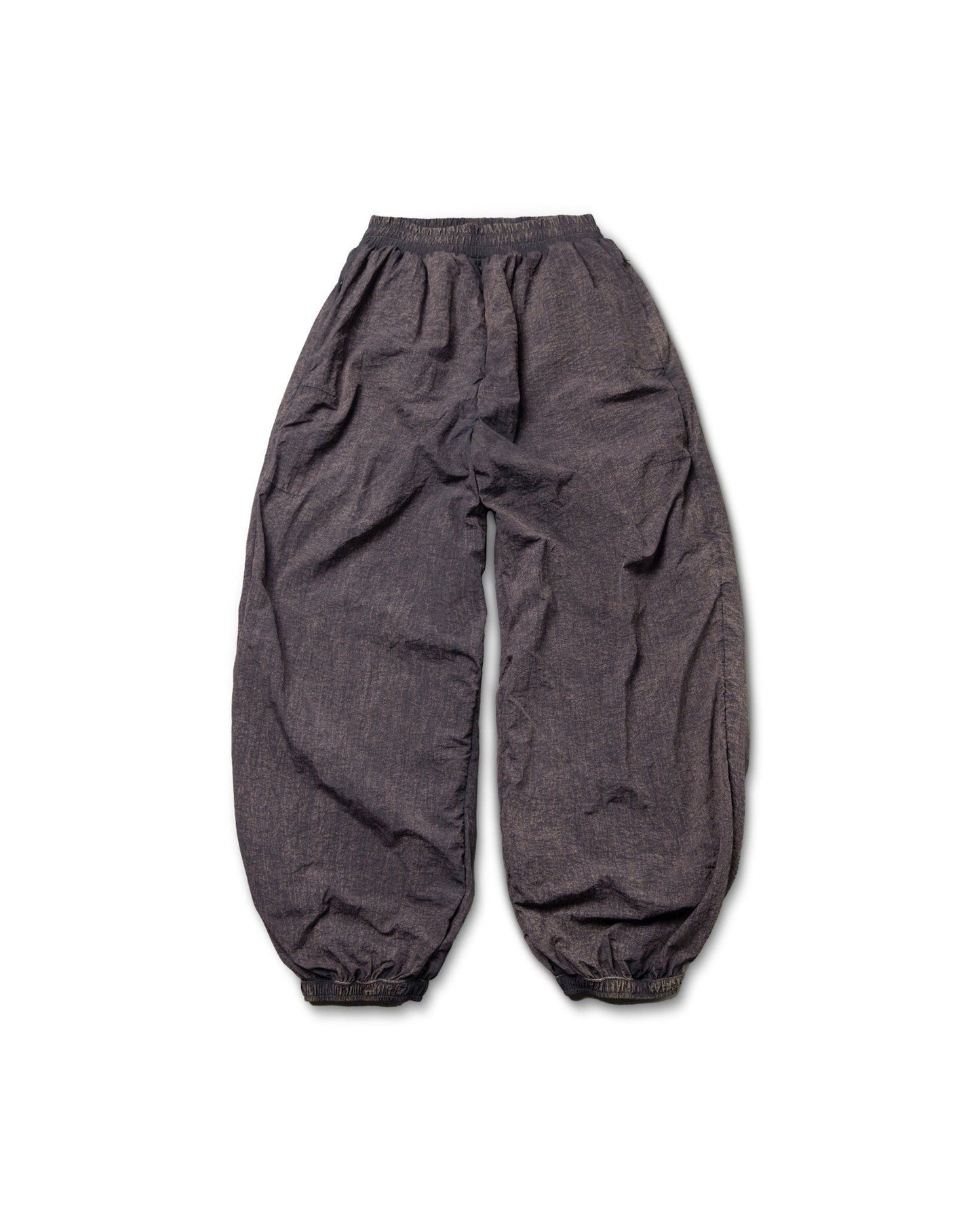 PUFFER BROWN WASHED NYLON PANTS