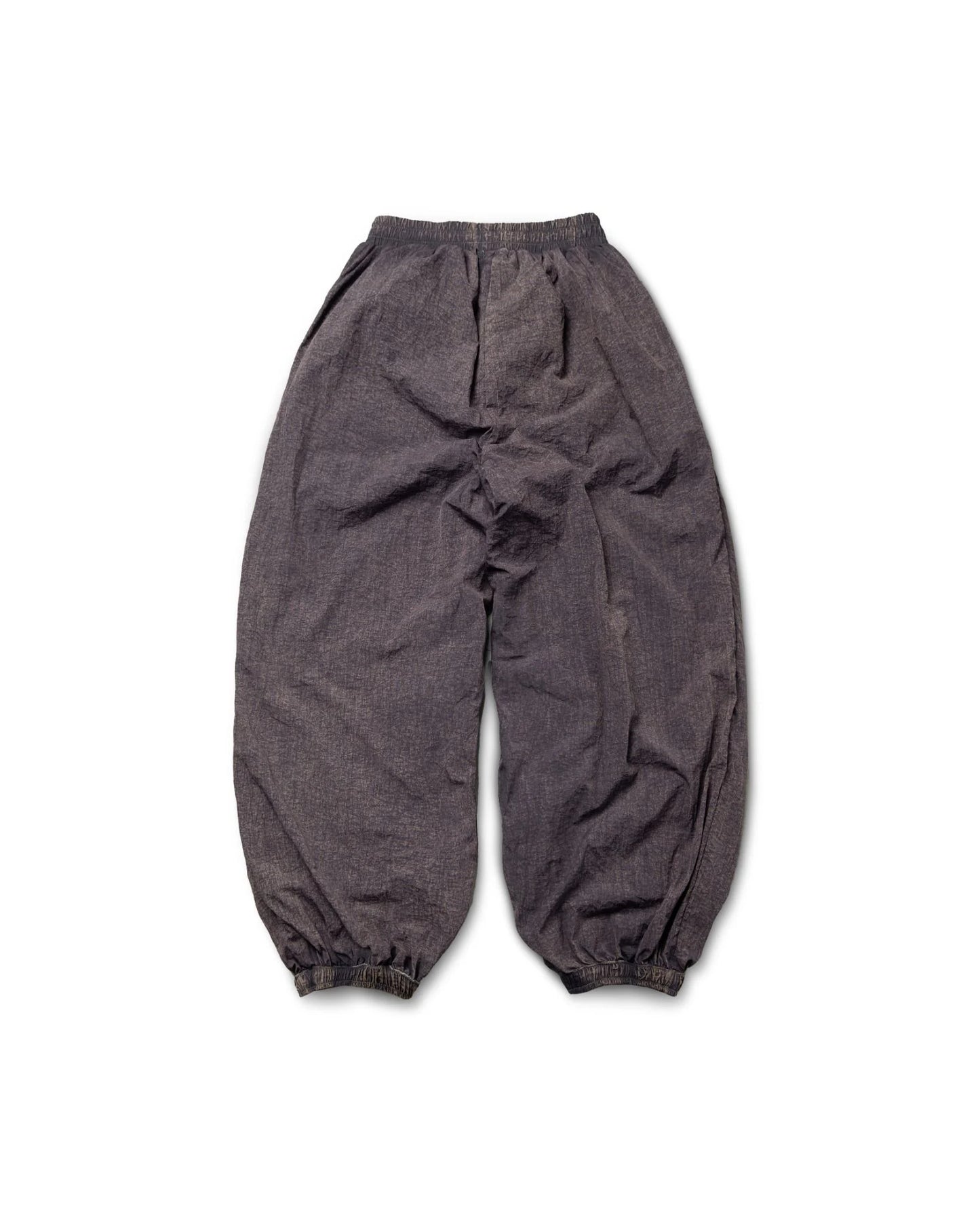 PUFFER BROWN WASHED NYLON PANTS