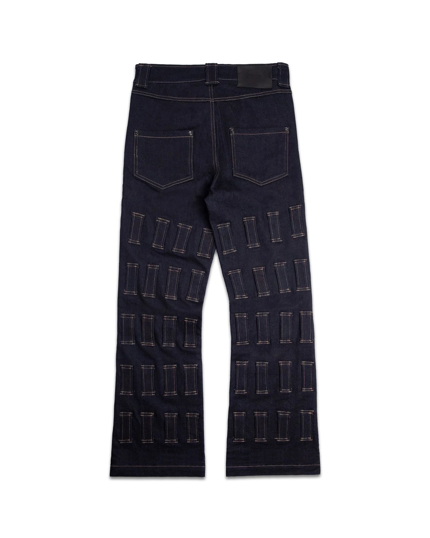 MULTI BELT LOOPS DENIM PANTS