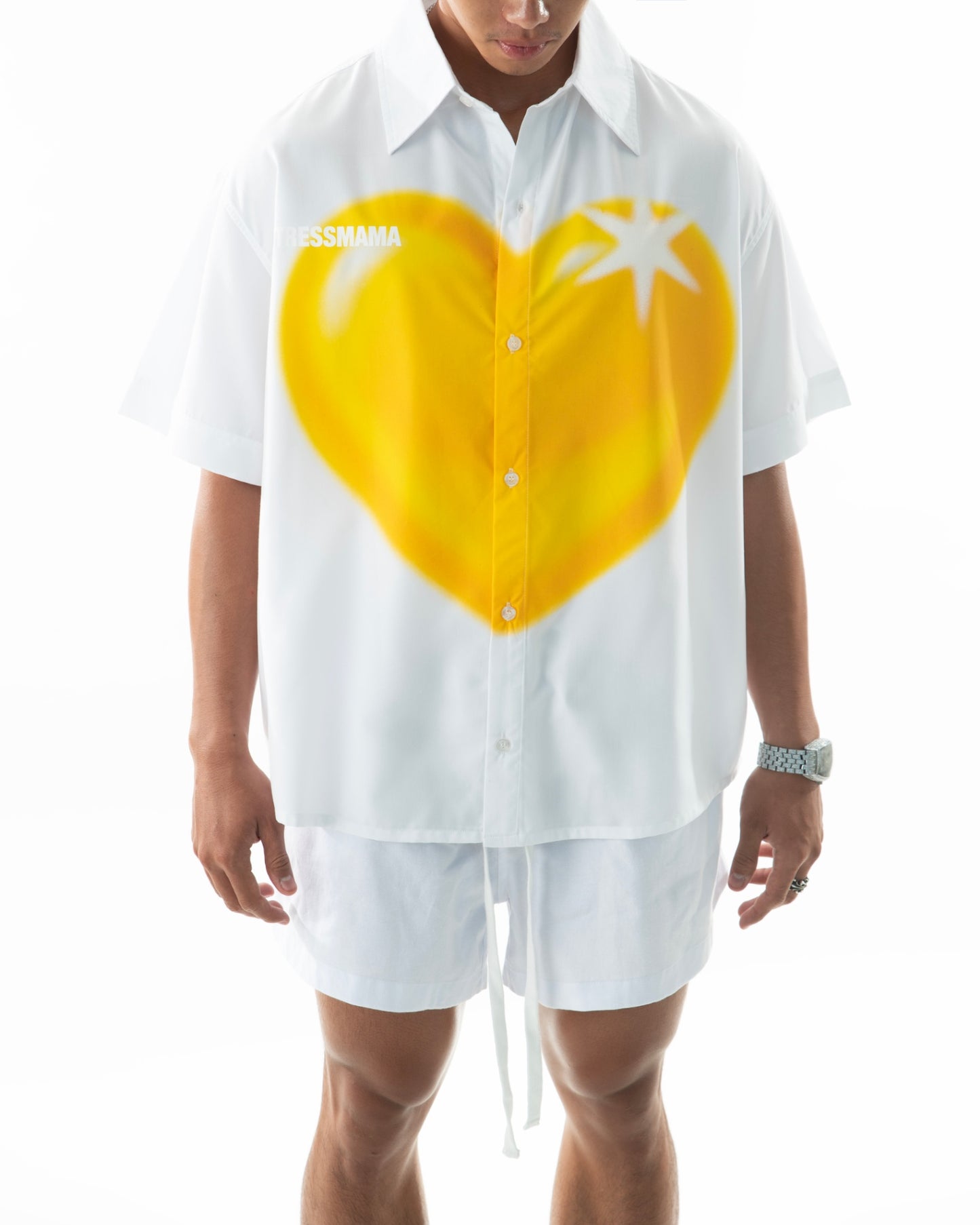 SUNLIT HEART T-SHIRT - WHITE