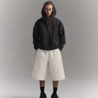 KOYOYU EMBROIDERED SWEATSHORTS - WHITE