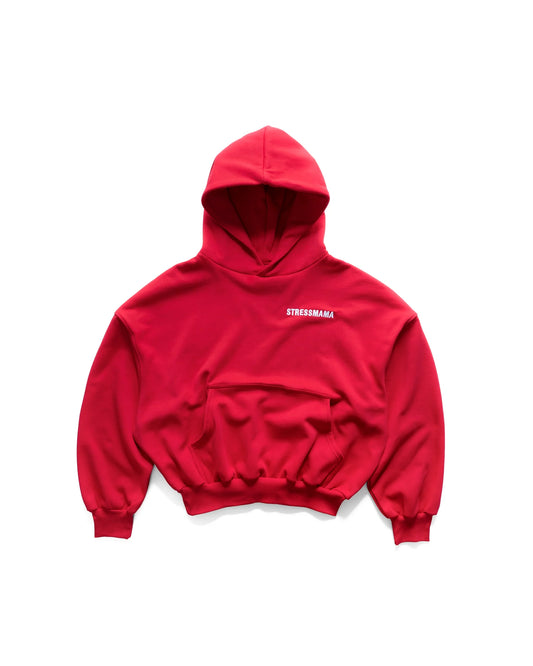 FALL24 LOGO HOODIE - RED