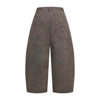 KOYOYU BALLOON JEANS - BROWN