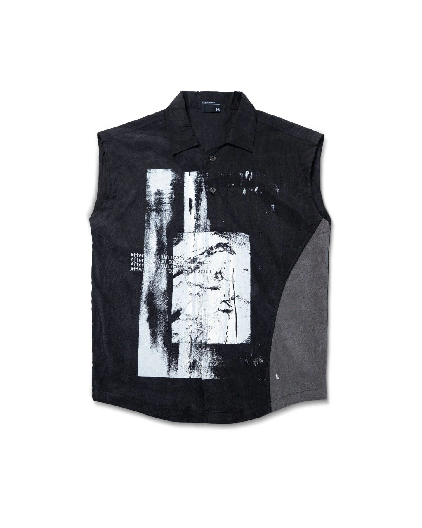 TMPRARY CUPRO TANK SHIRT - BLACK