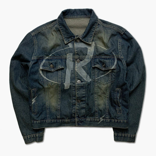 R DENIM JACKET - BLUE