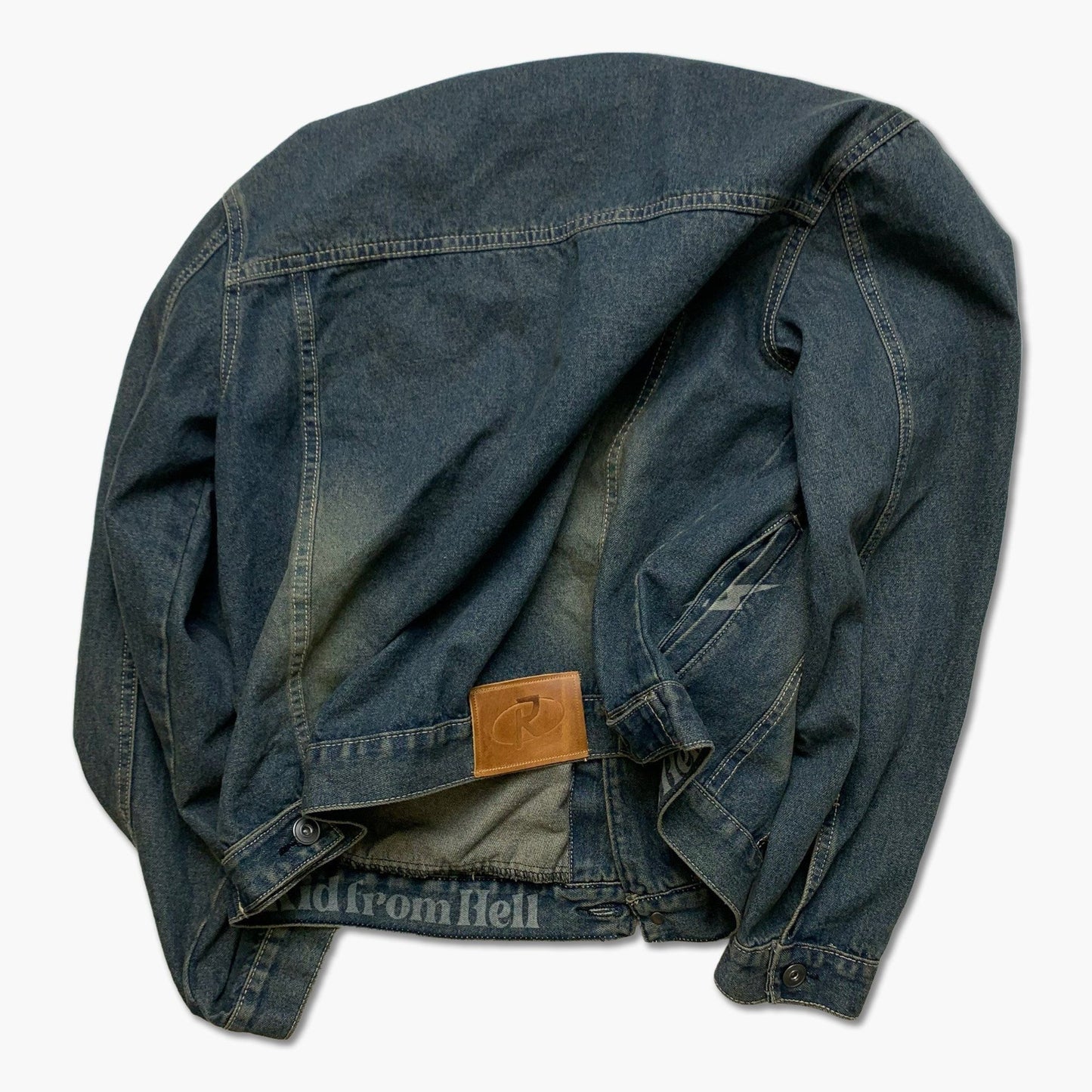 R DENIM JACKET - BLUE